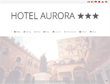 Tablet Screenshot of hotelaurora.biz